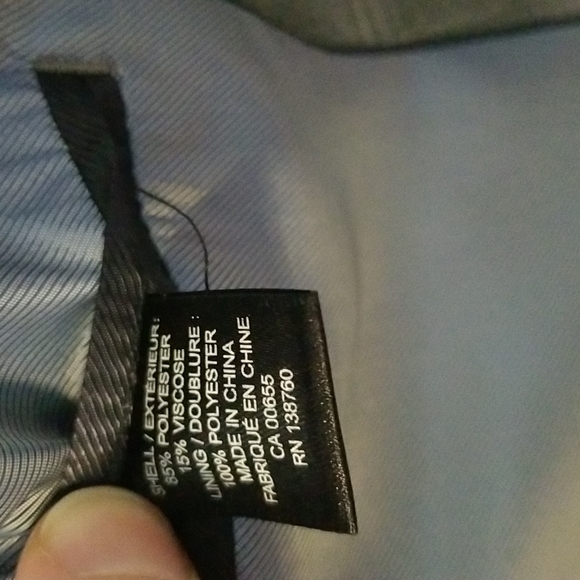 RW&Co size 36 grey/blue plaid tailored blazer - Picture 5 of 6